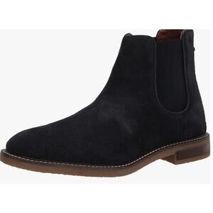 Clarks Men's Jaxen Chelsea Boot, Navy Suede, 8